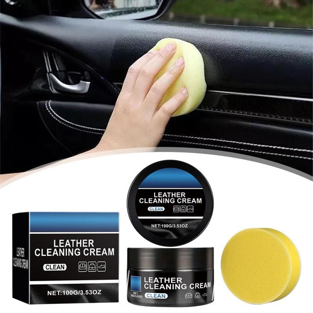 Crème Nettoyante & Protectrice pour Cuir de Voiture